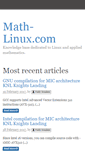 Mobile Screenshot of math-linux.com