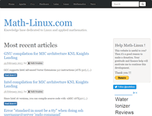 Tablet Screenshot of math-linux.com